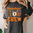 Preschool Boo Crew Halloween Teachers Students Costume Women's Comfort Colors T-Shirt Pepper