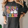 Preschool Boo Crew Preschool Teacher Student Halloween Women's Comfort Colors T-Shirt Pepper