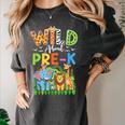 Preschool Teacher Kids Back To School Wild About Pre-K Women's Comfort Colors T-Shirt Pepper Preschool Teacher Kids Back To School Wild About Pre-K Women's Comfort Colors T-Shirt Pepper