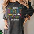 Preschool Teacher Short Pre-K Teacher Women's Comfort Colors T-Shirt Pepper