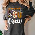 Principal Boo Crew Ghost Halloween Teachers School Matching Women's Comfort Colors T-Shirt Pepper