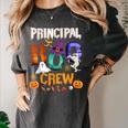 Principal Boo Crew Teacher Student Halloween Costume For Men Women Kids Women's Comfort Colors T-Shirt Pepper Principal Boo Crew Teacher Student Halloween Costume For Men Women Kids Women's Comfort Colors T-Shirt Pepper