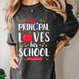 This Principal Loves Her School Teacher Appreciation Women's Comfort Colors T-Shirt Pepper