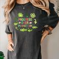 Progress Over Perfection Frog Back To School Teacher Women's Comfort Colors T-Shirt Pepper Progress Over Perfection Frog Back To School Teacher Women's Comfort Colors T-Shirt Pepper