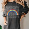 Rainbow Math Equation Teacher Nerd Retro LGBT Gay Pride Flag Women's Comfort Colors T-Shirt Pepper Rainbow Math Equation Teacher Nerd Retro LGBT Gay Pride Flag Women's Comfort Colors T-Shirt Pepper
