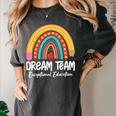 Rainbow Pencil Dream Exceptional Education Team SPED Teacher Women's Comfort Colors T-Shirt Pepper