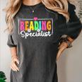 Reading Specialist Back To School Reading Teacher Women's Comfort Colors T-Shirt Pepper Reading Specialist Back To School Reading Teacher Women's Comfort Colors T-Shirt Pepper