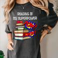 Reading Is My Super Power Superhero Best English Teacher Women's Comfort Colors T-Shirt Pepper Reading Is My Super Power Superhero Best English Teacher Women's Comfort Colors T-Shirt Pepper