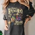 There's Room On My Broom For You Too Teacher Halloween Women's Comfort Colors T-Shirt Pepper