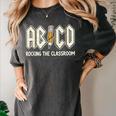 Retro Abcd Teacher Novelty Back To School Teacher Women's Comfort Colors T-Shirt Pepper Retro Abcd Teacher Novelty Back To School Teacher Women's Comfort Colors T-Shirt Pepper