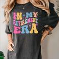 Retro Groovy Retirement Era Retired Teacher Women's Comfort Colors T-Shirt Pepper Retro Groovy Retirement Era Retired Teacher Women's Comfort Colors T-Shirt Pepper