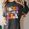 Retro Groovy In My Teaching Era Best Teacher Appreciation Women's Comfort Colors T-Shirt Pepper Retro Groovy In My Teaching Era Best Teacher Appreciation Women's Comfort Colors T-Shirt Pepper
