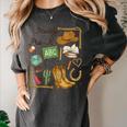 Retro Howdy Pre-K Back To School Western Teacher Women's Comfort Colors T-Shirt Pepper