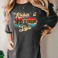 Retro Kickin It 3rd Grade Style Teacher Back To School Men Women Women's Comfort Colors T-Shirt Pepper Retro Kickin It 3rd Grade Style Teacher Back To School Men Women Women's Comfort Colors T-Shirt Pepper