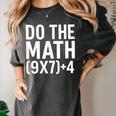 Retro Do The Math Teacher For Men Women Kid Boy Girl Women's Comfort Colors T-Shirt Pepper Retro Do The Math Teacher For Men Women Kid Boy Girl Women's Comfort Colors T-Shirt Pepper