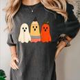 Retro Pencil Ghost Boo Spooky Teacher Halloween Costume Women's Comfort Colors T-Shirt Pepper Retro Pencil Ghost Boo Spooky Teacher Halloween Costume Women's Comfort Colors T-Shirt Pepper