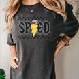 Retro SPED Teacher Pencil Lightning Bolt Back To School Women's Comfort Colors T-Shirt Pepper Retro SPED Teacher Pencil Lightning Bolt Back To School Women's Comfort Colors T-Shirt Pepper