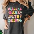 Retro Welcome Back To School Teacher Appreciation Boys Girls Women's Comfort Colors T-Shirt Pepper Retro Welcome Back To School Teacher Appreciation Boys Girls Women's Comfort Colors T-Shirt Pepper