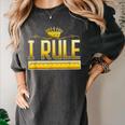 I Rule Math Ruler Mathematics Pun Math Teacher Men Women Girls Kids Women's Comfort Colors T-Shirt Pepper I Rule Math Ruler Mathematics Pun Math Teacher Men Women Girls Kids Women's Comfort Colors T-Shirt Pepper