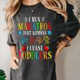 I Run Marathon Just Kidding I Chase Toddlers Teacher Women's Comfort Colors T-Shirt Pepper