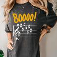 Scary Key Signature Boo Music Halloween Musician Teacher Men Women Women's Comfort Colors T-Shirt Pepper Scary Key Signature Boo Music Halloween Musician Teacher Men Women Women's Comfort Colors T-Shirt Pepper