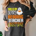 This Is My Scary Reading Teacher Costume Halloween School Women's Comfort Colors T-Shirt Pepper This Is My Scary Reading Teacher Costume Halloween School Women's Comfort Colors T-Shirt Pepper