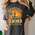 This Is My Scary Teacher Costume Halloween Women's Comfort Colors T-Shirt Pepper