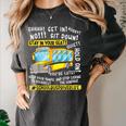 School Bus Driver Life Last Day Of School Teacher Kids Women's Comfort Colors T-Shirt Pepper