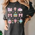 School Pencils And Bows Teacher Bow Coquette Pencil Girls Women's Comfort Colors T-Shirt Pepper School Pencils And Bows Teacher Bow Coquette Pencil Girls Women's Comfort Colors T-Shirt Pepper