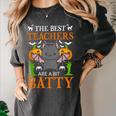 School Teacher A Bit Batty Teaching Bat Halloween Costume Women's Comfort Colors T-Shirt Pepper School Teacher A Bit Batty Teaching Bat Halloween Costume Women's Comfort Colors T-Shirt Pepper