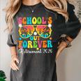 School's Out Forever Retirement 2026 Retro Retired Teacher Women's Comfort Colors T-Shirt Pepper
