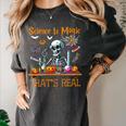Science Is Magic Halloween Skeleton Students Teacher Women's Comfort Colors T-Shirt Pepper