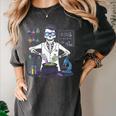 Science Teacher Halloween Skeleton Scientist Chemistry Women's Comfort Colors T-Shirt Pepper Science Teacher Halloween Skeleton Scientist Chemistry Women's Comfort Colors T-Shirt Pepper