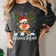 Science Teacher Squad Reindeer Christmas Teacher Xmas Lights For Men Women Women's Comfort Colors T-Shirt Pepper Science Teacher Squad Reindeer Christmas Teacher Xmas Lights For Men Women Women's Comfort Colors T-Shirt Pepper