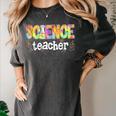 Science Teacher Tie Dye Science Teaching Back To School Women's Comfort Colors T-Shirt Pepper