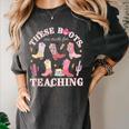 These Boots Are Made For Teaching Western Cowgirl Teacher Women's Comfort Colors T-Shirt Pepper These Boots Are Made For Teaching Western Cowgirl Teacher Women's Comfort Colors T-Shirt Pepper
