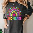 Second Grade Rainbow Girls Boys Teacher Team 2nd Grade Squad Women's Comfort Colors T-Shirt Pepper Second Grade Rainbow Girls Boys Teacher Team 2nd Grade Squad Women's Comfort Colors T-Shirt Pepper