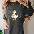 Second Grade Silly Goose Club For Teacher Or Student Women's Comfort Colors T-Shirt Pepper