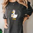 Silly Goose Teacher Club Women's Comfort Colors T-Shirt Pepper