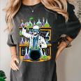 Skeleton Mad Scientist Halloween Costume Science Teacher Women's Comfort Colors T-Shirt Pepper Skeleton Mad Scientist Halloween Costume Science Teacher Women's Comfort Colors T-Shirt Pepper