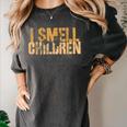 I SMELL CHILDREN Halloween Teacher Classroom I Teach Women's Comfort Colors T-Shirt Pepper I SMELL CHILDREN Halloween Teacher Classroom I Teach Women's Comfort Colors T-Shirt Pepper