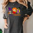 I Smell Children Witch Teacher Halloween Trick Or Teach Women's Comfort Colors T-Shirt Pepper I Smell Children Witch Teacher Halloween Trick Or Teach Women's Comfort Colors T-Shirt Pepper