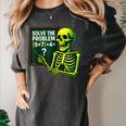 Solve The Problem Skeleton Teacher Halloween Math Six Seven Women's Comfort Colors T-Shirt Pepper Solve The Problem Skeleton Teacher Halloween Math Six Seven Women's Comfort Colors T-Shirt Pepper