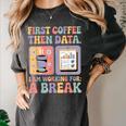 Special Education First Coffee Then Data Retro SPED Teacher Women's Comfort Colors T-Shirt Pepper Special Education First Coffee Then Data Retro SPED Teacher Women's Comfort Colors T-Shirt Pepper