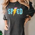 Special Education SPED Rocks Teacher Back To School Rock Women's Comfort Colors T-Shirt Pepper Special Education SPED Rocks Teacher Back To School Rock Women's Comfort Colors T-Shirt Pepper