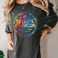 Special Education Squad Dream Team SPED Teacher Back School Women's Comfort Colors T-Shirt Pepper Special Education Squad Dream Team SPED Teacher Back School Women's Comfort Colors T-Shirt Pepper
