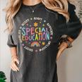Special Education Teacher Autism Awareness For Men Women Women's Comfort Colors T-Shirt Pepper Special Education Teacher Autism Awareness For Men Women Women's Comfort Colors T-Shirt Pepper