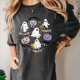 Special Education Teacher Halloween Pumpkin Ghost Inclusion Women's Comfort Colors T-Shirt Pepper Special Education Teacher Halloween Pumpkin Ghost Inclusion Women's Comfort Colors T-Shirt Pepper
