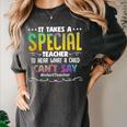 Special Teacher Daycare School Childcare Infant Teacher Women's Comfort Colors T-Shirt Pepper