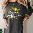 Spelling Bee Halloween Costume For Teachers Women's Comfort Colors T-Shirt Pepper